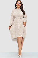Платье шифоновое свободного кроя молочно-розовый 204R701-1 Ager L-XL QT, код: 8227827