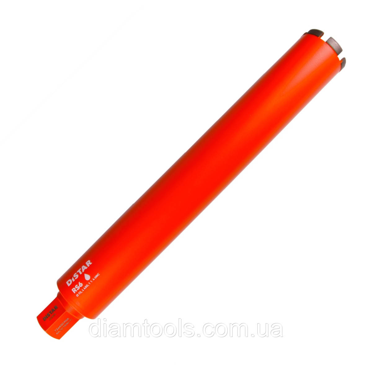 Коронка алмазна по залізобетону Distar 72x450-6x1 1/4 RS6