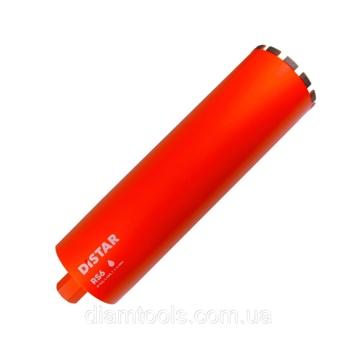 Коронка алмазна по залізобетону Distar 142x450-12x1 1/4 RS6