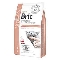 Сухой корм для кошек взрослых Brit VetDiets при хронической почечной недостаточности с горохо QT, код: 7597190