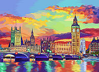 Картина по номерам Danko Toys Красочный Лондон 40х50см KpN-01-08U PZ, код: 8263681
