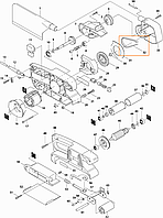 Ремень 300-3GT-6 для шлифмашинки Makita 9910, 9911, оригинал 225079-2