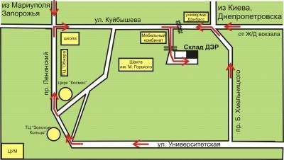 Схема проїзду