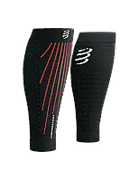 Компрессионные гетры спортивные Compressport R2 Aero, Black/Red, T1 (30-34)