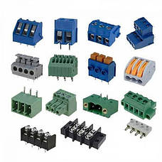 Клемники, конектори, роз'єми