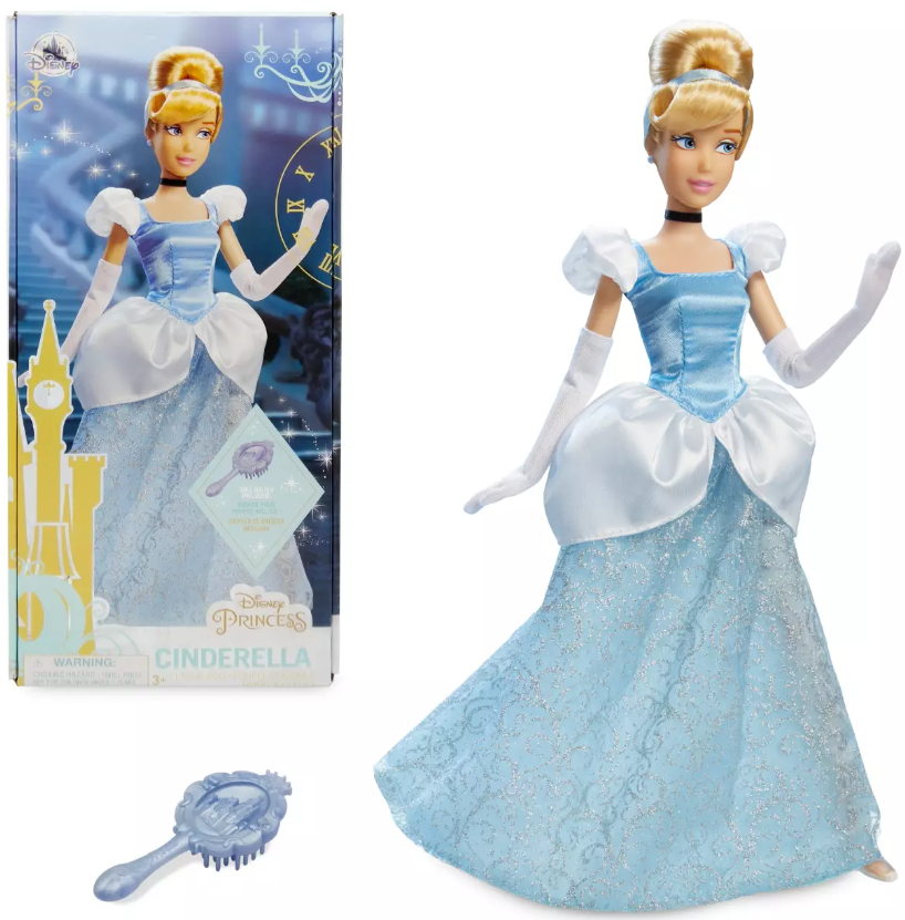 Лялька Disney Princess Принцеса Дісней Попелюшка Класична з гребінцем (2299364)