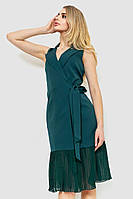 Сукня ошатна однотонна зелена 214R328 Ager S QT, код: 8385785