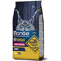 Корм Monge BWild Low Grain Cat Lepre сухой с зайчатиной для взрослых котов 1.5 кг DH, код: 8451092