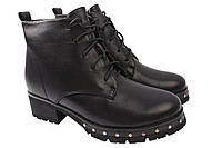 Черевики жіночі з еко шкіри на платформі на шнурівці чорні Gelsomino 152-9 21ZHC 38 QT, код: 7362480