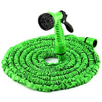 Шланг садовый поливочный X-hose 75 метров зеленый | растягивающийся шланг для полива Икз Хоз + насадка, в! TOP