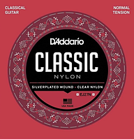 Нейлоновые струны для классической гитары D'addario EJ27N 28-43 Classic Nylon