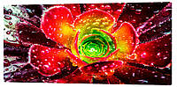 Картина на холсте Декор Карпаты Цветы 50х100 см (c160) QT, код: 741330