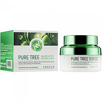Крем для лица Enough Pure Tree Balancing Pro Calming Cream успокаивающий с экстрактом чайного OM, код: 8170974