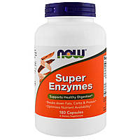 Супер Энзимы Now Foods 180 капсул SN, код: 1878340