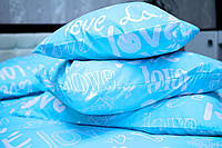 Наволочка Bretani на подушку бавовняна 40х60 см Блакитна 735-2frozy-40-60 OM, код: 2721131