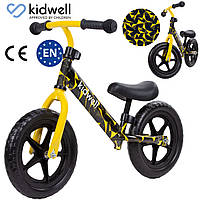 Велобіг дитячий від 3-х років  Kidwell REBEL YELLOW Біговел