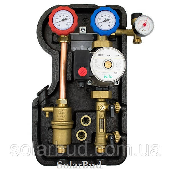 NOVASOL DUO (2 лінії), Wilo Star ST 25/6 Eco, 2-12 л/хв, 6 бар, 3/4" НР, Насосна станція Novasfer