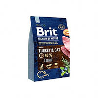 Brit (Чехия) Сухой корм Brit Premium Light 3 kg (для собак с избыточным весом) UP, код: 2732240