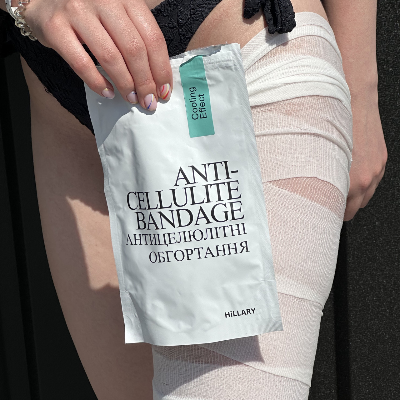 Антицелюлітні обгортання з охолоджувальним ефектом Hillary Anti-cellulite Bandage Cooling Effect - фото 10 - id-p1824493614