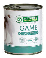 Корм Nature's Protection Adult Game влажный с дичью для взрослых собак всех пород 400 гр PZ, код: 8452187