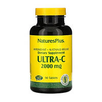 Вітамін C Nature's Plus Ultra-C 2000 mg 90 Tabs OM, код: 7520600