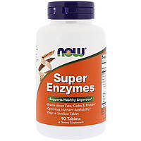 Энзимы Super Enzymes Now Foods 90 таблеток PZ, код: 7701473