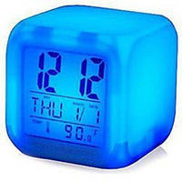 Электронные часы с RGB подсветкой Хамелеон CX 508 с встроенным термометром и будильником! Новинка