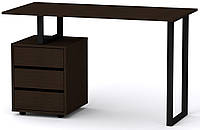 Стол письменный Лофт-2 Компанит Венге темный (120х60х72,8 см) DH, код: 6517458