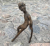Статуэтка из корня дерева, Фигурка из корня дерева, "Африканец", Скульптура из дерева, Корнепластика