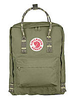 Рюкзак Fjallraven Kanken Green Folk Pattern (1004-23510.620-913) PZ, код: 5864971