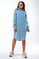 Платье Ри Мари Граффити ПЛ 1020 42 Голубой UP, код: 7244269