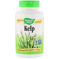 Ламинария Nature's Way Kelp 600 мг 180 капсул (NWY14508) PZ, код: 1826856