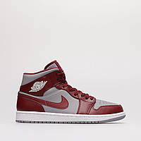 Кроссовки мужские Nike Air Jordan 1 Mid (DQ8426-615) 46 Красно-Серый UP, код: 7815933
