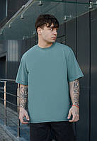 Футболка Staff turquoise oversize