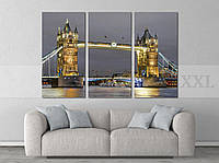 Модульна картина Poster-land Лондон Міст Art-94_XXL UP, код: 6502269