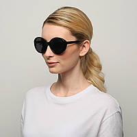 Сонцезахисні окуляри LuckyLOOK жіночі 849-564 Драгон-флай One size Сірий BK, код: 7445199