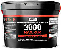 Гейнер для набора массы 1000 г клубника со сливками Extremal 3000 Максимум для набора веса NX, код: 7561399
