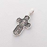 Серебряный православный крест (чернение) 131117 Оникс GR, код: 6735644