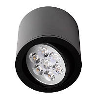 Светильник потолочный led накладной Brille 7W LED-211 Черный UP, код: 7272977
