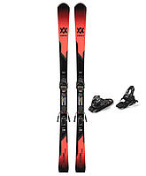 Лыжи горные с креплением Volkl Deacon Prime (130 см) Marker FDT TP 10 80 mm Black Red UM, код: 8390917