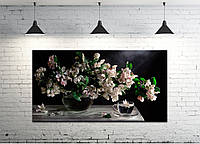 Картина на холсте ProfART S50100-c526 100 х 50 см Цветы у вазе (hub_UXBR11936) QT, код: 1225491