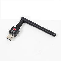 Мини USB Wifi адаптер с антенной для T2 приставки LV-UW10-2DB 150M 802.11n! TOP