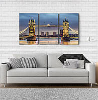 Модульна картина Poster-land Нічний Лондон Art-28_3А UP, код: 6502592