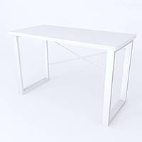 Письменный стол Ferrum-decor Драйв 750x1200x700 Белый металл ДСП Белый 32 мм (DRA225) EV, код: 2748777