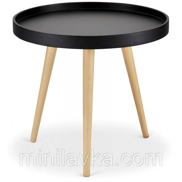 Журнальний столик кавовий Bonro B001 чорний — MiniLavka