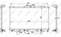 53778 NRF Радіатор охолодження