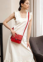 Кожаная женская бохо-сумка Лилу красная BlankNote TN, код: 8132226