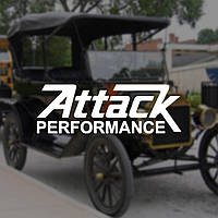 Наклейка на Авто / Мото / Витрину на Стекло Кузов  "Attack Performance" белый цвет