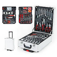 Набір інструментів для чоловіків Tool Box 408 Професійний з тріскачкою у валізі для дому та автомобіля