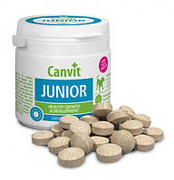 Витаминно-минеральный комплекс Canvit Junior для собак таблетки 100 шт (can50720) UP, код: 8239682